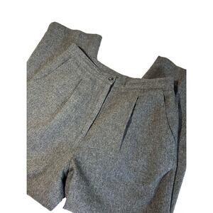 Joan Lesile Gray Woman's Trousers Wool Blend Size 12P